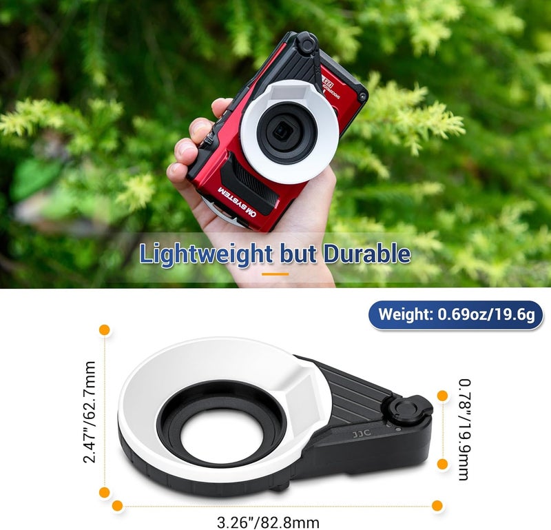 JJC موزع فلاش FD-1 لكاميرات أوليمبوس Tough TG-7 TG-6 TG-5 TG-4 TG-3 TG-2 TG-1، بديل لموزع فلاش أوليمبوس FD-1 لتصوير الماكرو تحت الماء - Image 5